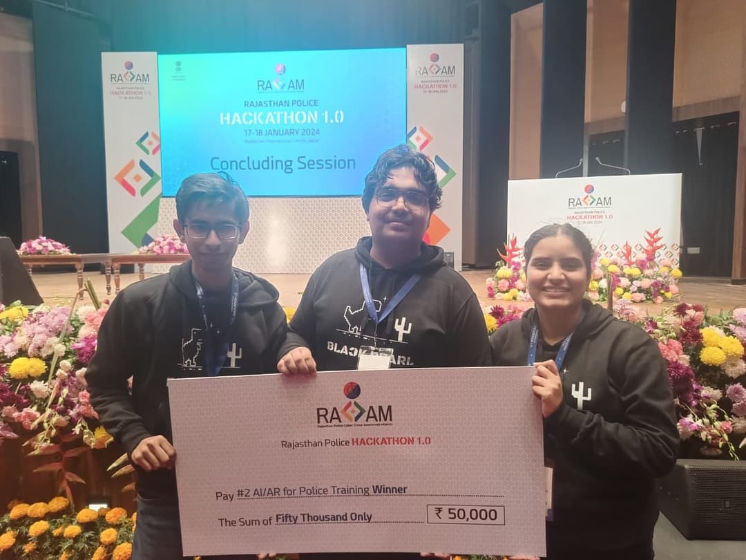 Hackathon organised by Rajasthan Police 2024